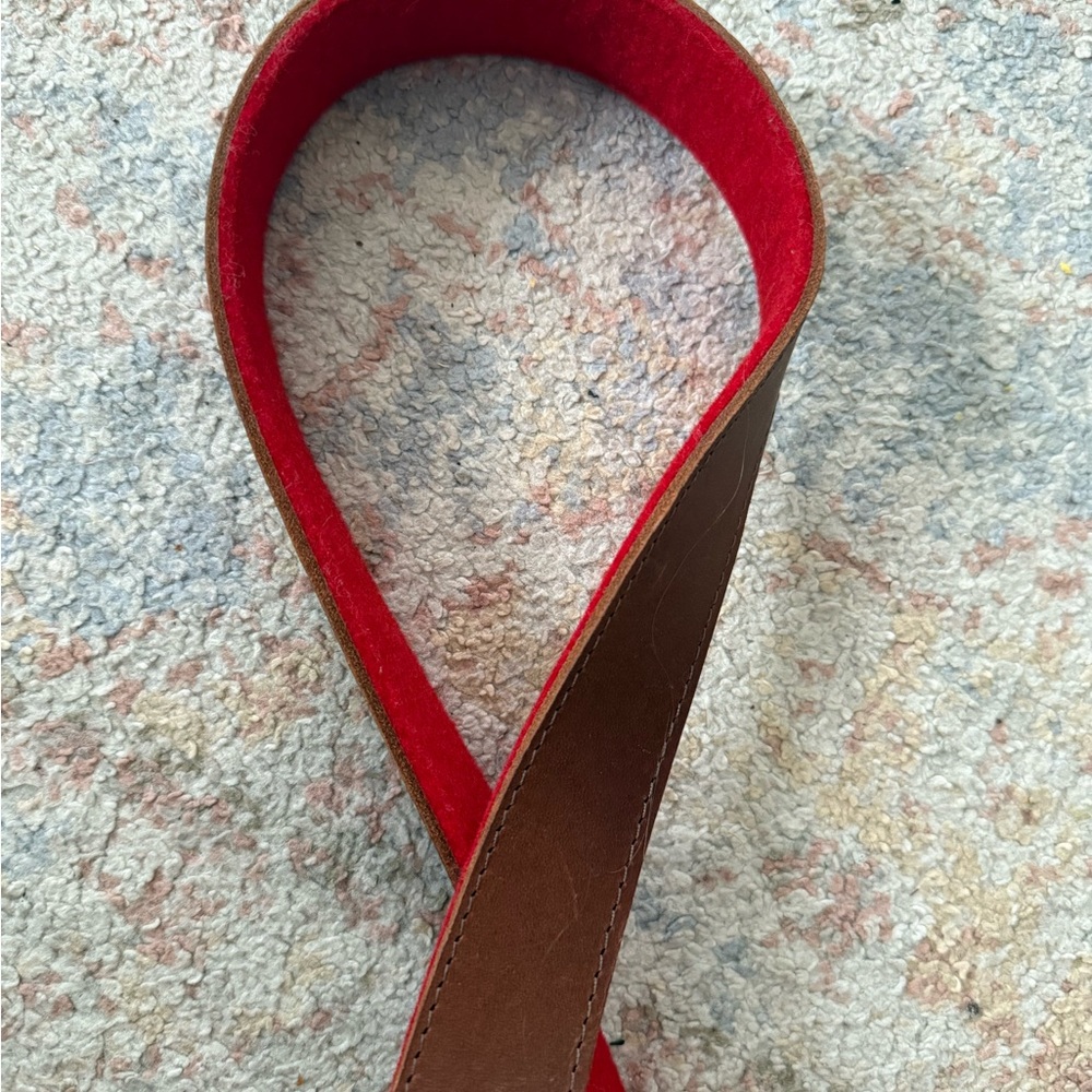 Rambag UK Handmade Red Women’s Wool felt Fold Over Cross Body Bag - Picture 8 of 8